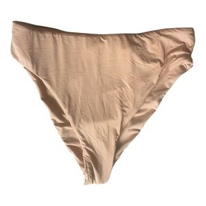 SKIMS Signature swim mid waist bottom | ORHRE Sz S Nude